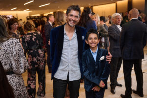 A man and a child at BC SPCA's Offleashed Vancouver Gala 2023