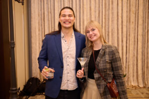 A couple at BC SPCA's Offleashed Vancouver Gala 2023
